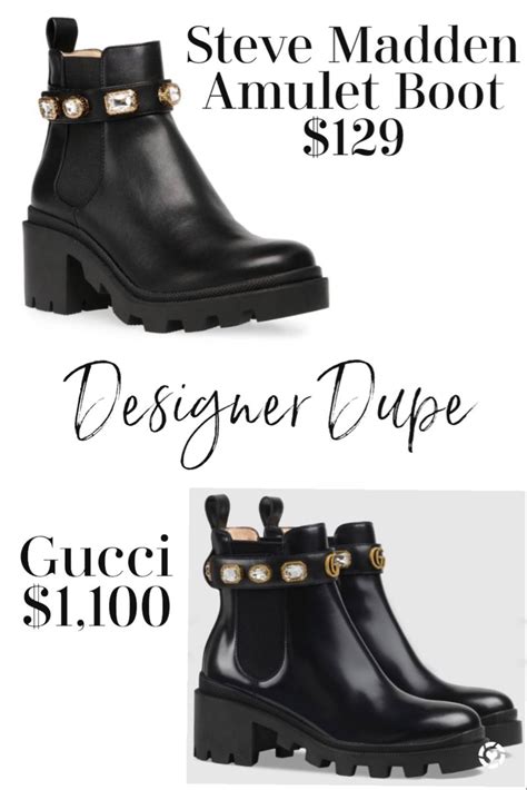 steve madden boots that look like gucci|Top 5 Gucci Dupes to Get the Look for Less.